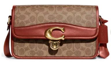 COACH棕拼红色C6639 商品图0