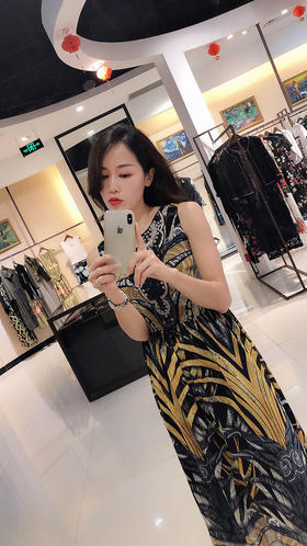 【伯妮斯茵】1S7141--连衣裙--鸢尾花--《燃烧的灵魂—梵高》