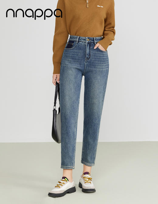 时尚复合老爹牛仔女裤PA3229 商品图0