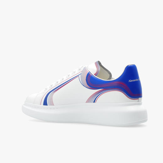 ALEXANDER MCQUEEN 亚历山大.麦昆 男士镜面蓝尾阔型休闲运动鞋 白色 750336 WIDJQ 8833 商品图1