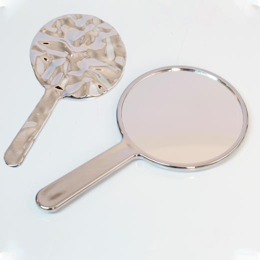 爆款水纹 中方镜/大圆镜(铝) 美容 耗材 镜子 商品图3