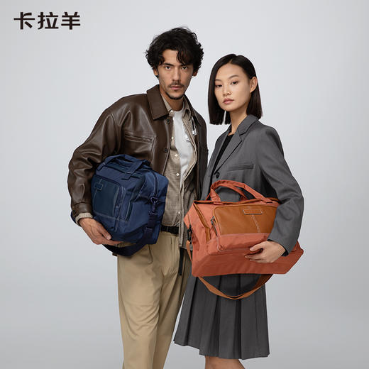 卡拉羊大容量多功能带拉杆插件可拎旅行包CX3005 商品图4