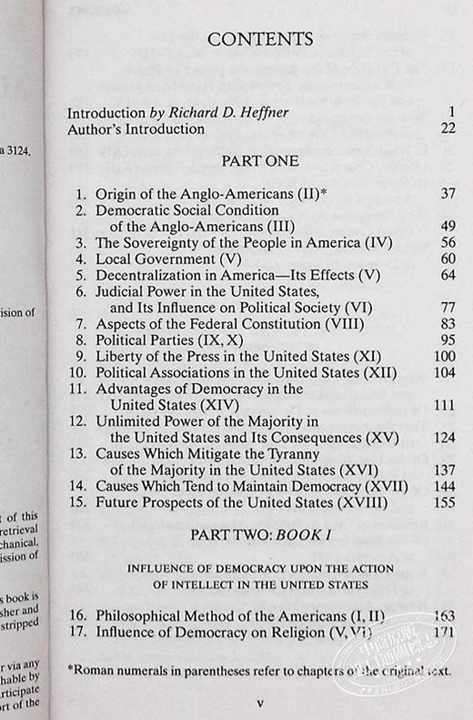 【中商原版】论美国的民主/民主在美国英文原版经典名著Democracy in America 商品图4