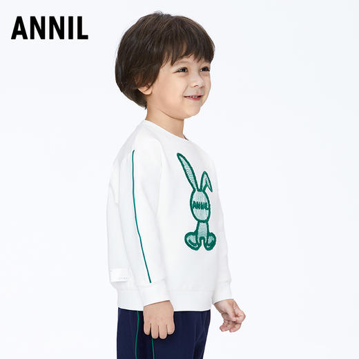 【实体店同款】男童圆领长袖卫衣2023年秋季新款安奈儿童装XB341816 商品图1