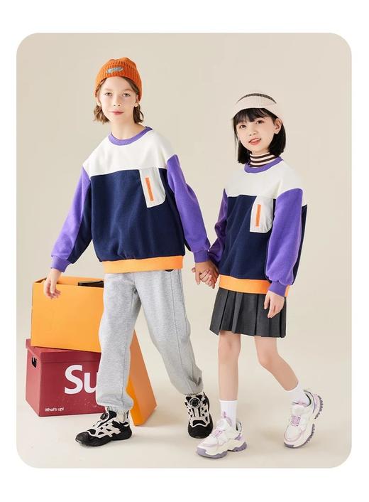 【5-7天发货】龙之涵2023秋冬新款合集摇粒绒系列  小野派对卫衣 山野派对上衣    探险自然休闲裤 商品图1