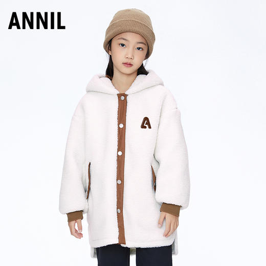【实体店同款】女童棉服新款冬棉衣保暖外套安奈儿童装AG345607 商品图0