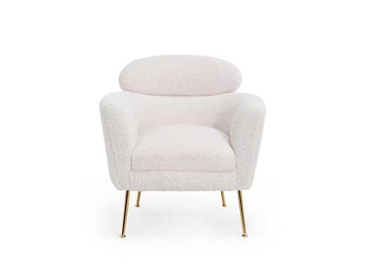 椅世界 简 休闲椅 羊毛+镜面金色脚[免费送装，偏远地区除外] 商品图3