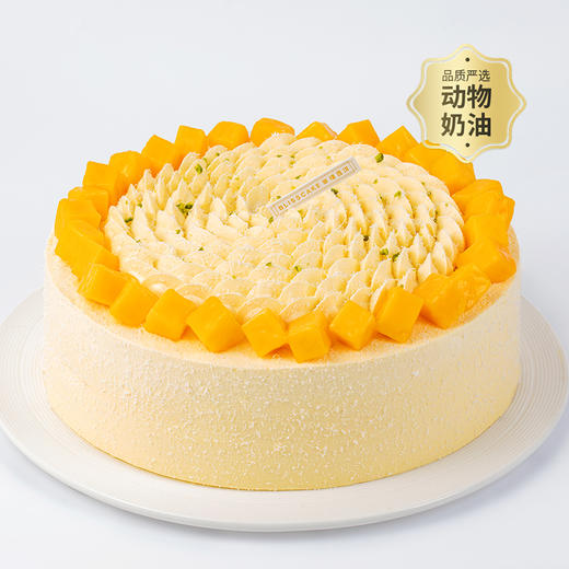【清甜多汁】芒芒雪山蛋糕，香甜多汁新鲜芒果（上海幸福西饼蛋糕） 商品图0