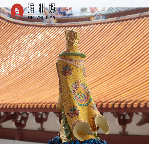 湄洲妈祖雕像彩铜纯铜妈祖摆件天上圣母海神娘娘出海守护神 商品图4