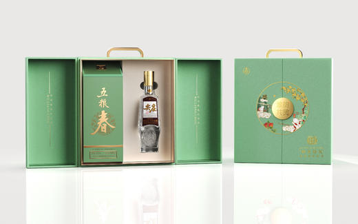 雅韵共赏礼盒（内含五粮春 52度 550mLx1瓶；尖庄 52度 500mLx1瓶）*1套 商品图1