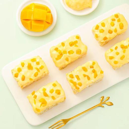 【榴莲芒果交织！奶盖沙琪玛】诱人口感，醇香滋味。榴莲芒果网红爆款零食早餐老式糕点休闲食品健康 商品图1