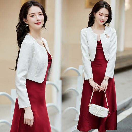 披肩外套时尚百搭，短款配连衣裙HR-CME8057 商品图0