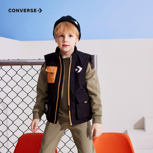 CONVERSE 冬 大童小童 儿童童装马甲 CNVB-VE-F356 商品图0