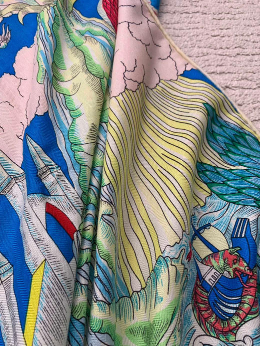 丝巾140*140。自己备注颜色 商品图3