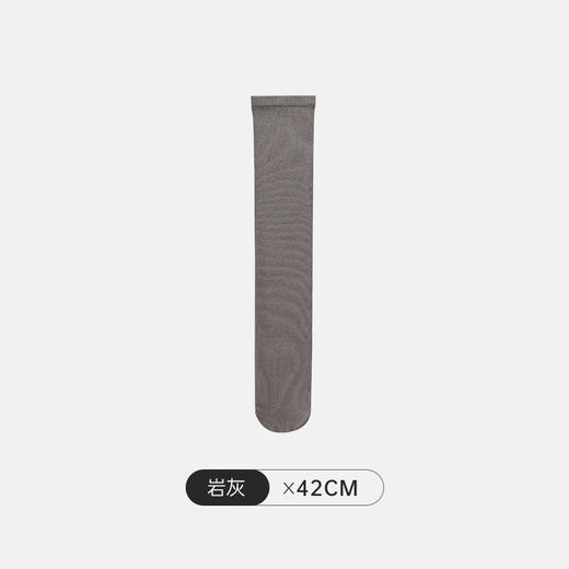 【防滑不掉，微压显瘦！】宝娜斯堆堆袜子女长筒袜2023秋冬款竖条纹半筒袜jk小腿袜过膝袜女lm 商品图10