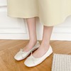 ZHR百搭蝴蝶结单鞋女2023新款平底芭蕾鞋低跟一脚蹬豆豆鞋小香风 商品缩略图7