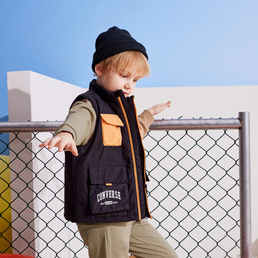 CONVERSE 冬 大童小童 儿童童装马甲 CNVB-VE-F356 商品图4