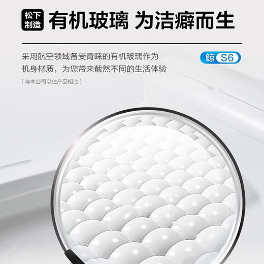 松下（Panasonic）智能马桶鲸S6 泡沫洁净节水日本进口智能一体机CH1601WSCN 商品图5