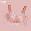 美季美优H法式撞色蕾丝中厚杯文胸W352B11 商品缩略图0