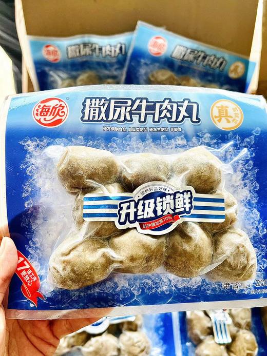 海欣—撒尿牛肉丸锁鲜装200g 商品图0