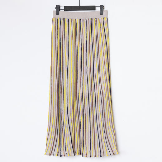 一姐美学|彩条弹力针织半身裙 商品图1