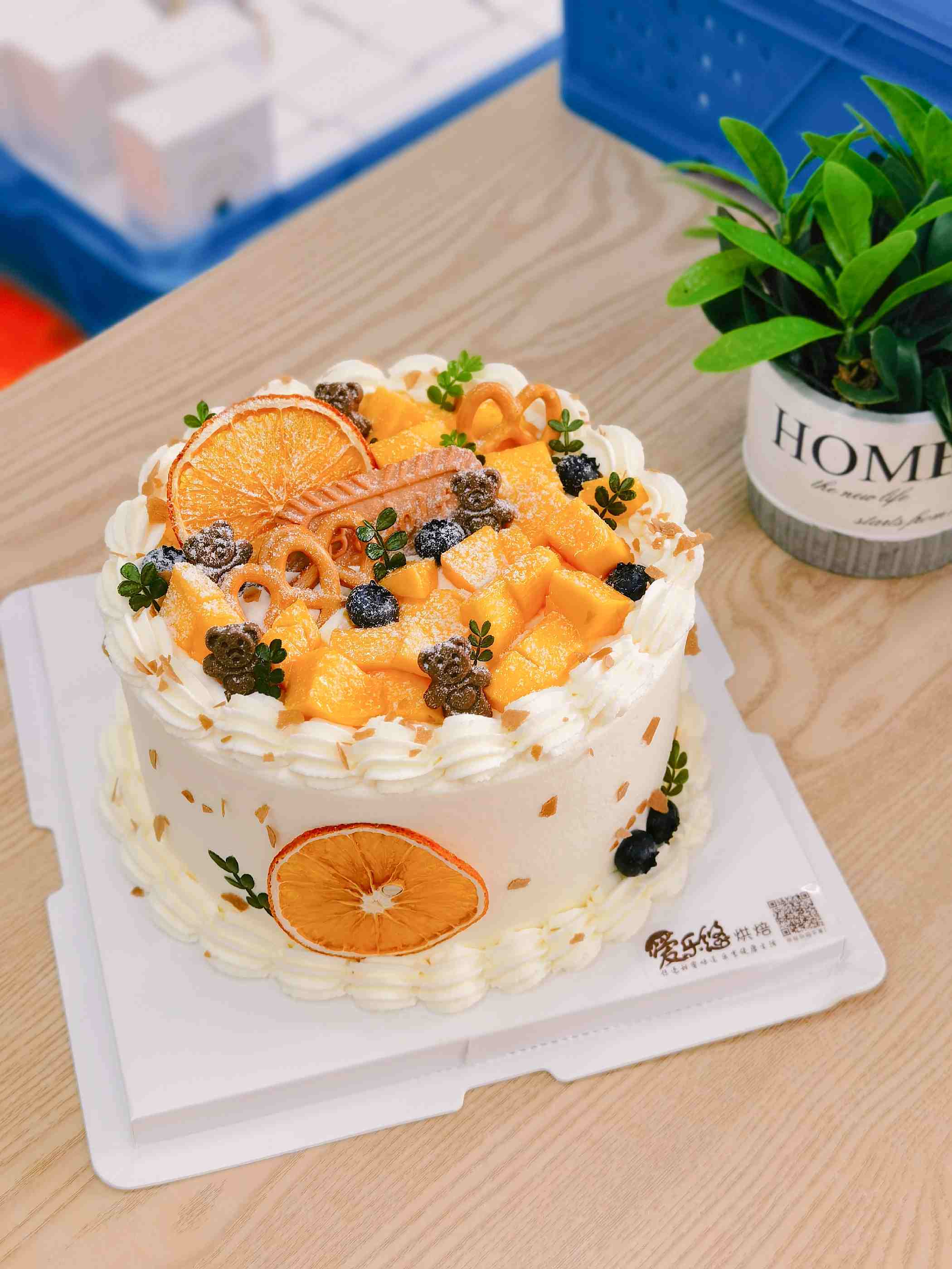 可爱水果蛋糕（商城为自提价格）