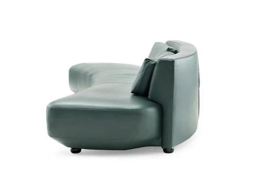 栖居 简 沙发 半皮+高回弹海绵+羽绒+实木松木内架+实木脚[免费送装，偏远地区除外] 商品图2