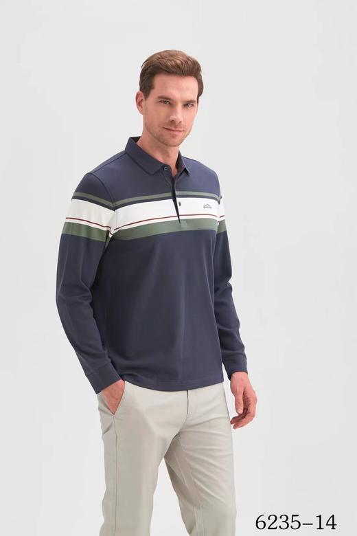 男反领长T6235 商品图1