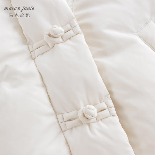 【三防】马克珍妮秋冬装女童新中式交叉领加厚羽绒服231750 商品图3