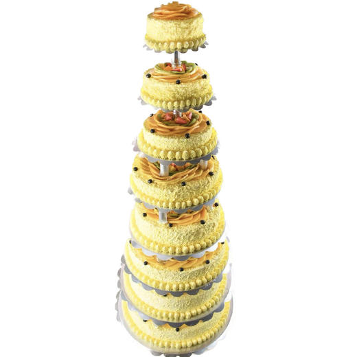 【大气有面子】鹏程万里多层多磅数蛋糕，适合25~80人食用，适合宴会、婚礼、庆功、庆典（9P679.9 15P879.9 30P1379.9 40P1779.9*） 商品图7