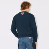 KENZO 高田贤三 男士心形徽标印花棉质运动卫衣 深蓝色 FD65 SW081 4MF 77 商品缩略图2
