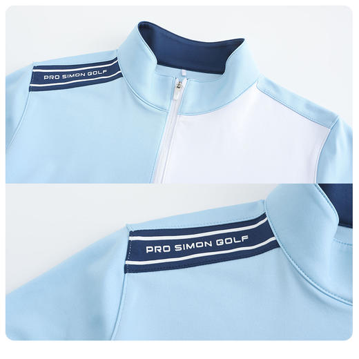 BMW-301B( PROSIMON高尔夫秋冬女款运动休闲撞色长袖POLO衫) 商品图6