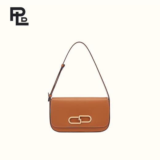 保兰德PLD东方雅奢PLD系列盘扣单肩手提包头层牛皮通勤必备女包 商品图0