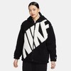 Nike/耐克女子运动宽松休闲仿羊羔绒保暖夹克外套FB8696-010 商品缩略图0