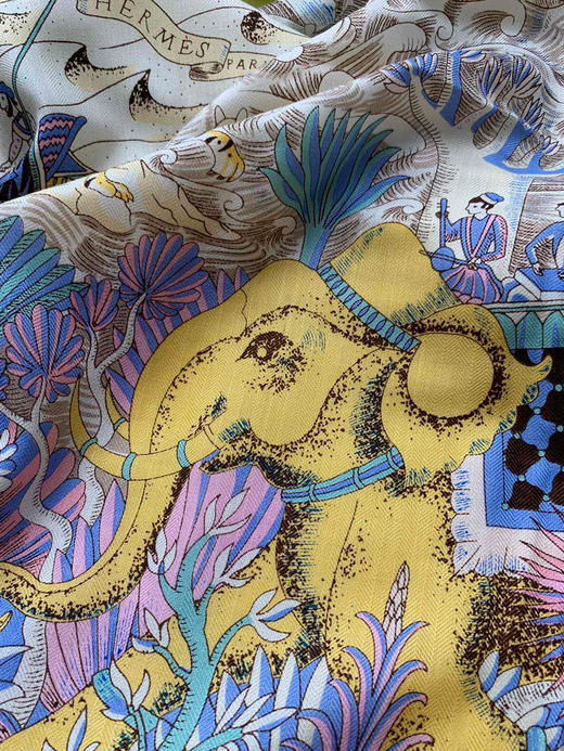 丝巾140*140。自己备注颜色 商品图5