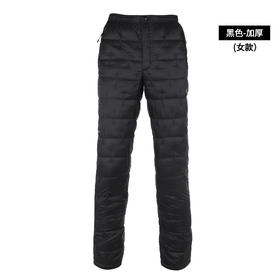 君羽 B52004 女装雪至加厚鹅绒长裤 保暖轻便可收纳