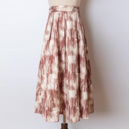 一姐美学|定制印花花苞型半裙 商品图0