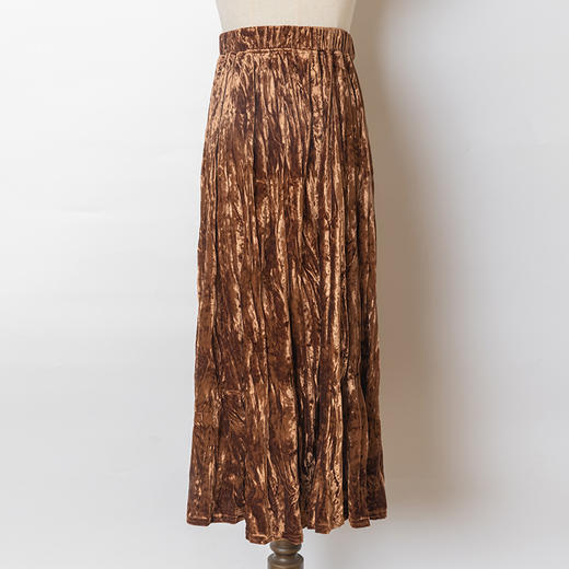 【现货】一姐美学|复古丝绒高品经编大摆裙 商品图3