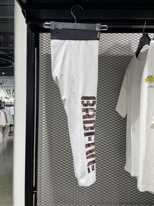 【S/L/XL断码】李宁秋冬男子反伍系列紧身运动休闲印花七分裤AUQT043【无货退款】 商品图3