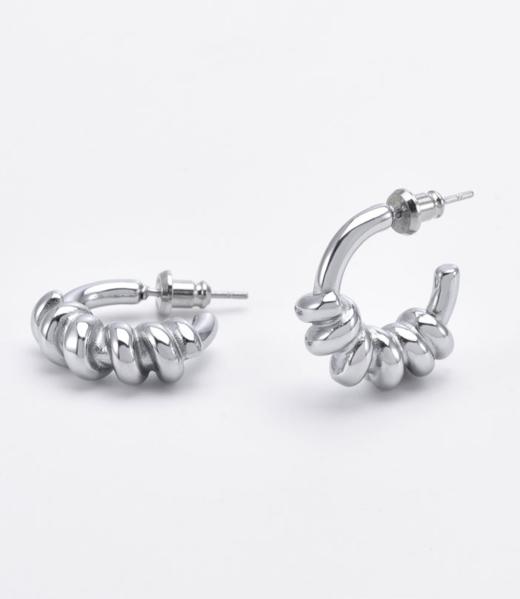 FOR ART'S SAKE Swirl 系列耳环-金色/银色 两色选 商品图0