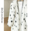 BeQueenStory【芬兰雪夜】芬兰进口狐狸毛珠片网纱镂空编织豹点外套 商品缩略图3