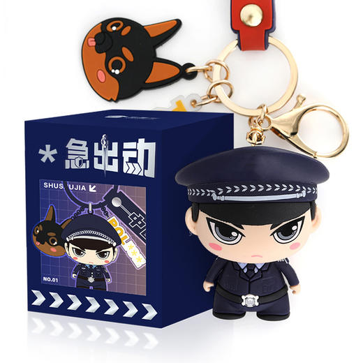 【实付满199送钥匙扣】【六哥&华华公仔钥匙扣】创意公仔手办钥匙扣 礼盒装包包汽车挂件 商品图6