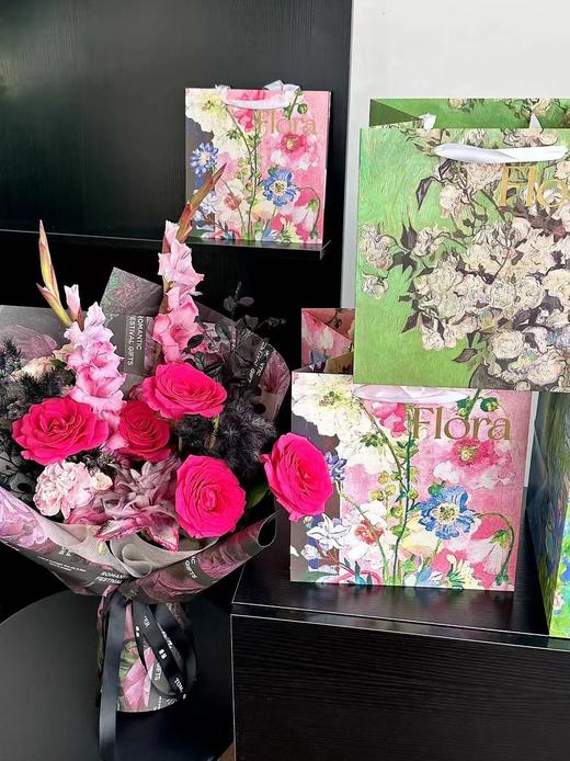 【琳琅】艺术家油画风手提袋（2个/包）（25*25*25cm） 商品图2