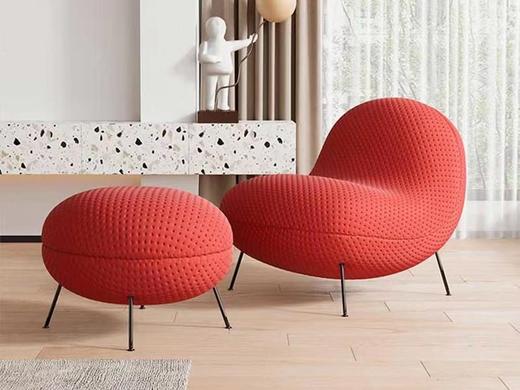 宜臣家具 现代简约 休闲椅 3D针织布+玻璃钢内架[免费送装，偏远地区除外] 商品图1