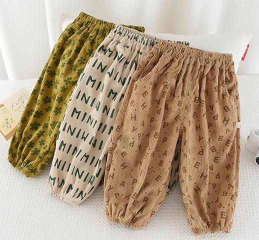 【好面料，真的不一样！】儿童灯笼裤春秋季宝宝休闲裤子女童外穿洋气哈伦卫裤2023新款秋装lm 商品图0