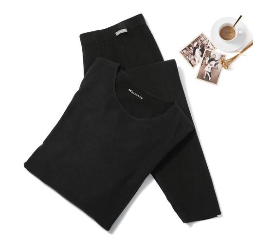 【抗菌暖肤绒】SCHIESSER德国舒雅男士63.3%粘纤27.1%腈纶+9.6%氨纶保暖衣套装35/21827W 商品图3