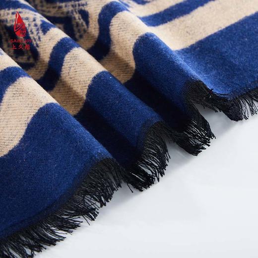 SAINTJOY/上久楷 拉绒围巾  真丝拉绒长巾  藤径 CJS23027 商品图6