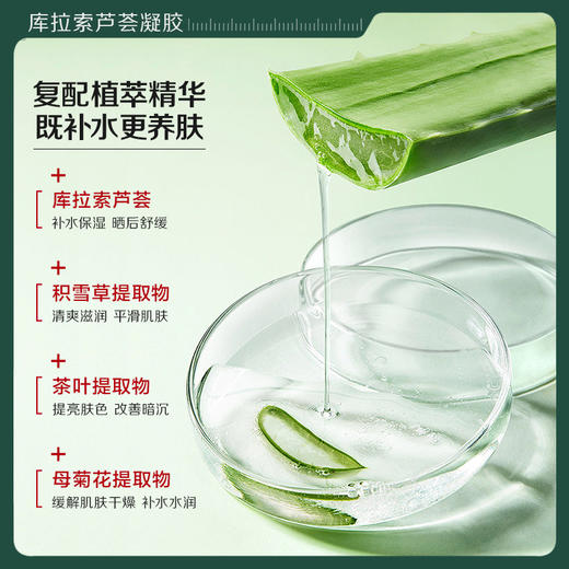【微信会员专享】丨天然库拉索芦荟胶大瓶500g 祛痘淡印止痒晒后修护补水 商品图2