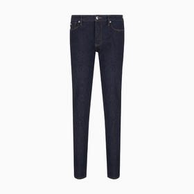 EMPORIO ARMANI 阿玛尼 男士 J75 修身水洗休闲牛仔裤 蓝色 8N1J75 1DQJZ 0941