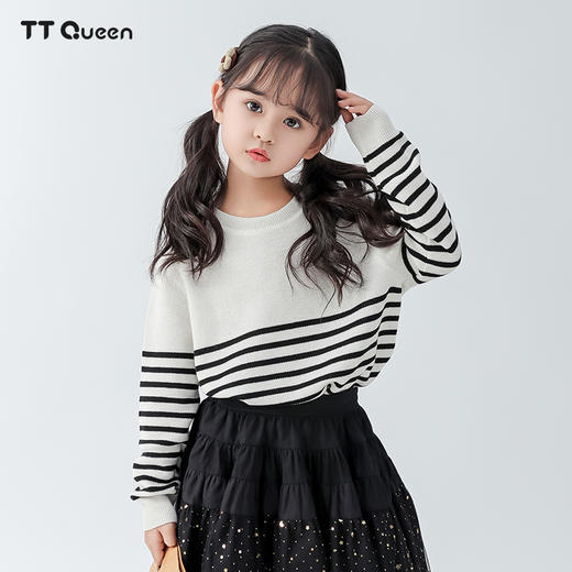 【团团圈】条纹针织衫 商品图3